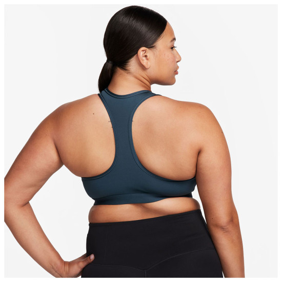 Nike Γυναικείο μπουστάκι Swoosh Medium-Support Padded Sports Bra